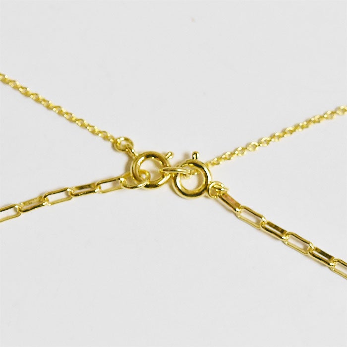 【国内即発】≪chibi jewels≫スクエア コイン ネックレス(Gold) ≪chibi jewels≫ 6WAY レイヤード スクエア コイン ゴールド