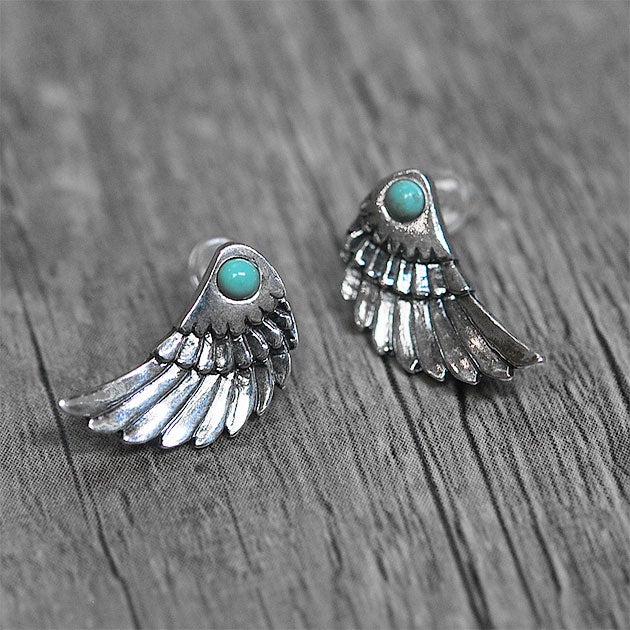 ≪chibi jewels≫ セラフ フェザー ターコイズ シルバー